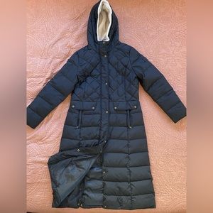 Medium; Ralph Lauren; Long Black Winter Coat